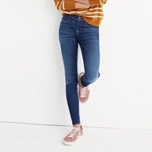 Madewell Low Skinny Dark Wash Denim Jeans